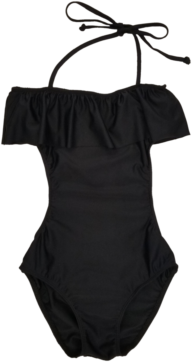Girls One Piece Ruffle Bathing Suit | Cheryl Kids