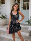 Girls Alice Polka Dot Romper