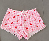 Girls Printed Pointelle Shorts