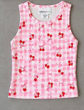 Girls Printed Pointelle Tanks