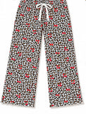 Girls Printed Pointelle Pants