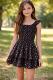 Girls Evie Smock Floral Dress