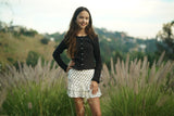 Girls Pointelle Cardigan