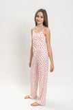 Girls Strawberry Print Cami Top and Pants Set