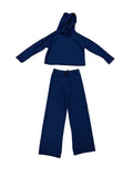Girls 2 Pc Hoodie and Flare Pants Set