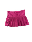 Girls Suede Pleated Skort