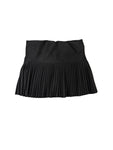 Girls Suede Pleated Skort