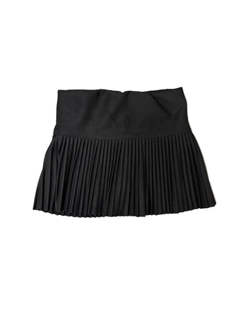 Girls Suede Pleated Skort