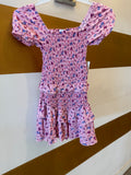 Kids Amber Smocked Ruffle Dress