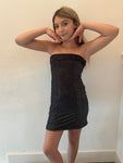 Girls Isabella Glitter Strapless Dress