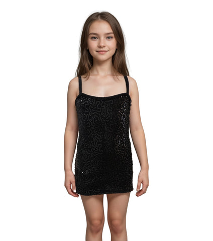 Girls Sequin Tank Dress Girls Sequin Tank Dress