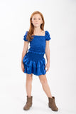 Kids Amber Smocked Ruffle Dress