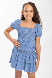 Kids Amber Smocked Ruffle 2 Pc Set