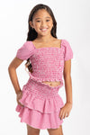 Kids Amber Smocked Ruffle 2 Pc Set