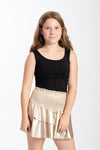 Juniors Leather Julia Skirt