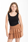 Kids Leather Julia Skirt