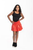 Juniors Leather Julia Skirt