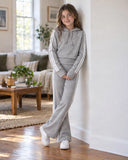 Girls Stripe Side Hoodie and Pants Set