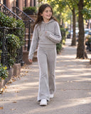 Girls Stripe Side Hoodie and Pants Set