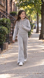 Girls Stripe Side Hoodie and Pants Set