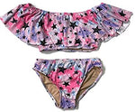 Kids Ruffle Two Piece Bathing Suit