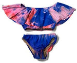 Kids Ruffle Two Piece Bathing Suit