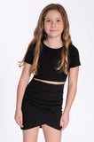 Kids Ruched Envelope Dress