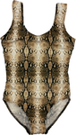 Kids Snakeskin One Piece Bathing Suit