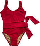 Kids Tank Tie Side Swimsuit