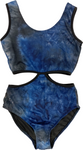 Girl's Tie Dye Monokini Bathing Suit