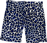 Juniors Cheetah Print Cotton Biker Shorts