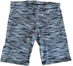 Juniors Space Dye Cotton Biker Shorts