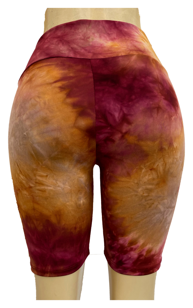 colorful biker shorts