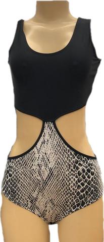 JUNIORS SNAKESKIN DRESS