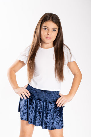 Kids Velvet Julia Skirt