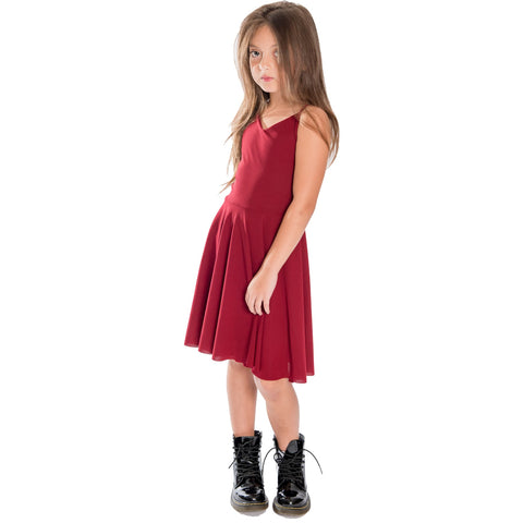children's place skater dress Girls Long Sleeve Knit Skater Dress - GREEN